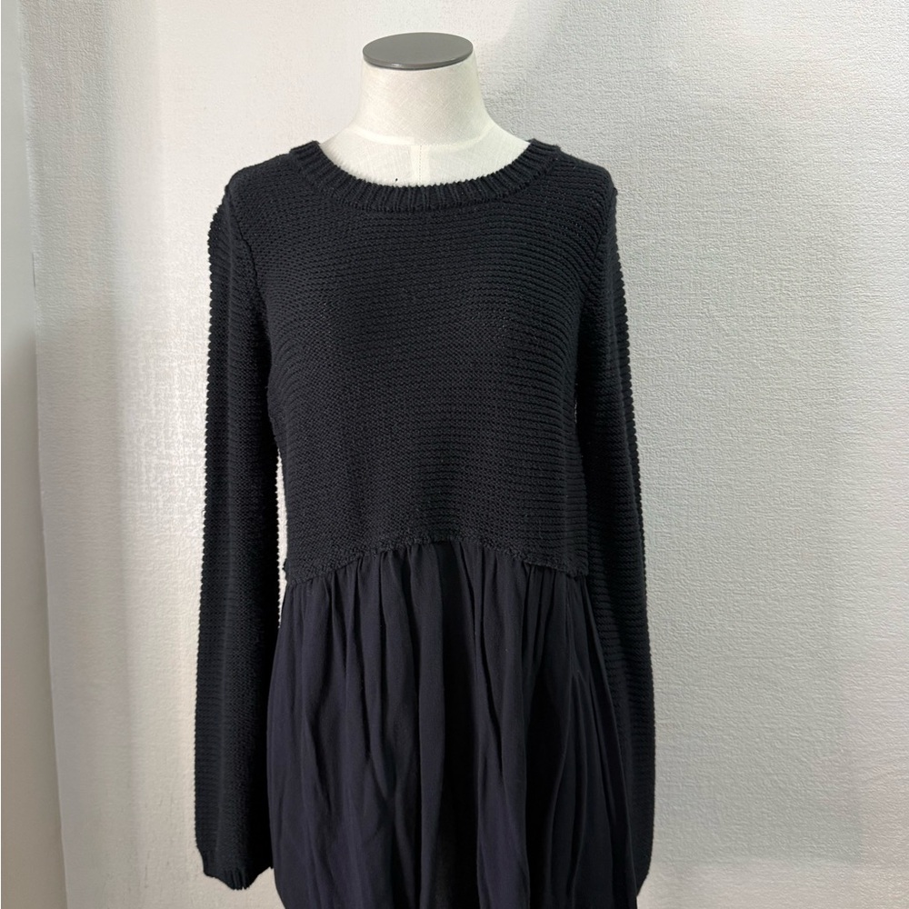 Altar'd State Black Long Sleeve tunic top size Medium sweater
